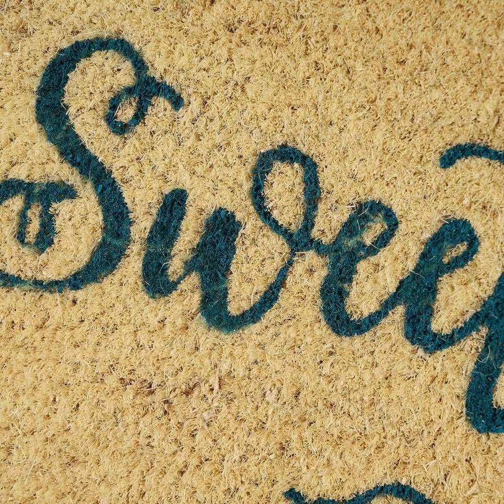 Felpudo Home Antideslizante marrón de Fibra de Coco de 60x40 cm