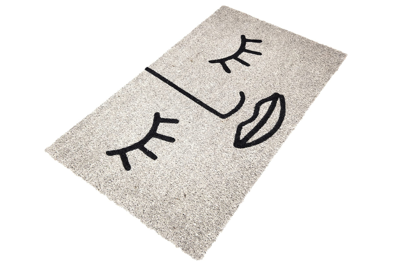 Fisura – Felpudo Entrada casa de Coco con Base Antideslizante de PVC. Felpudo Exterior Original. Pintado a Mano. Estandar