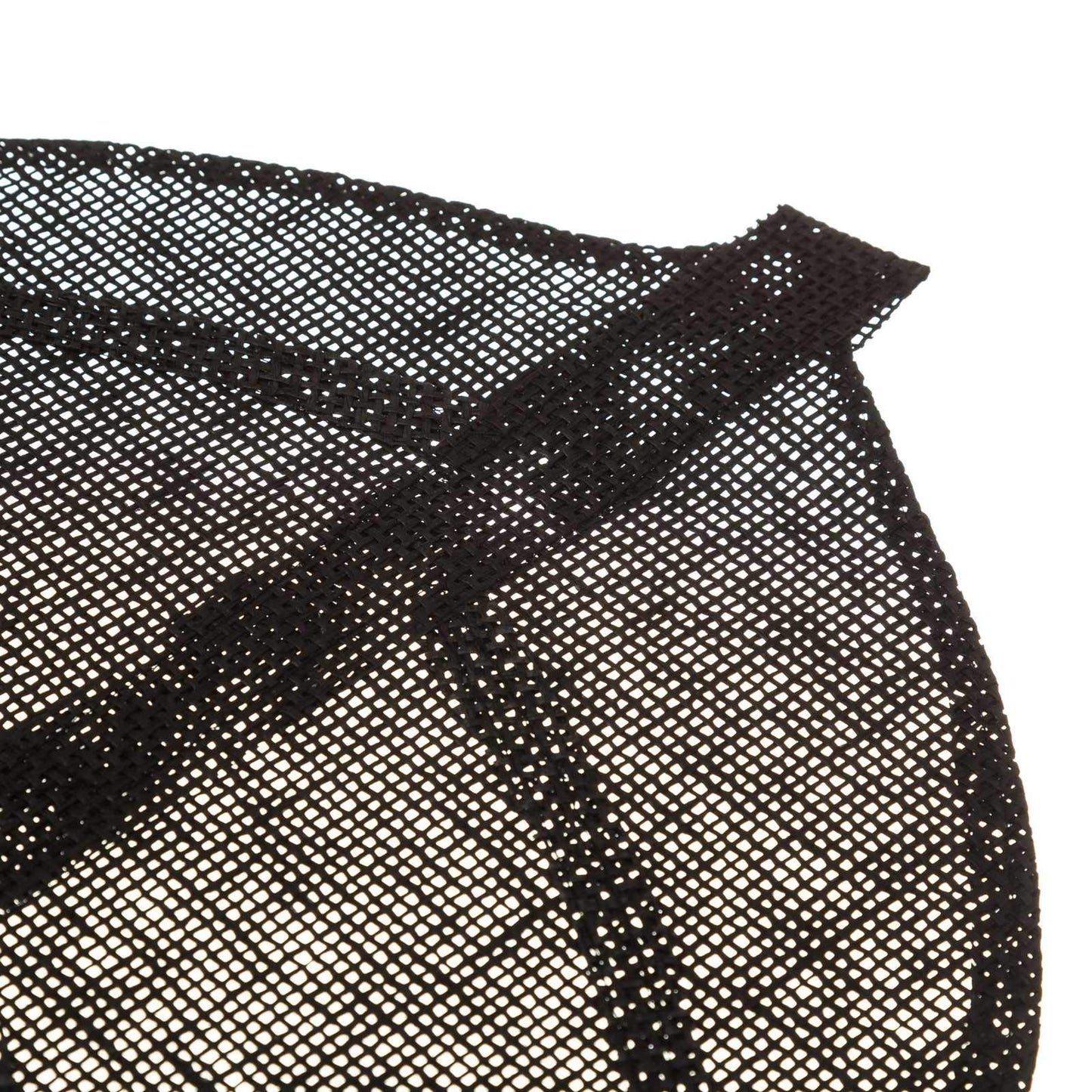 Juego de 4 salvamanteles de Mesa Hoja Negro Fibra 50 x 33 cm