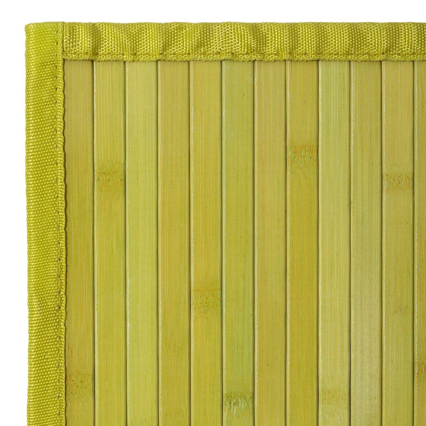 Alfombra pasillera Oriental Verde de bambú de 75 x 175 cm Sol Naciente