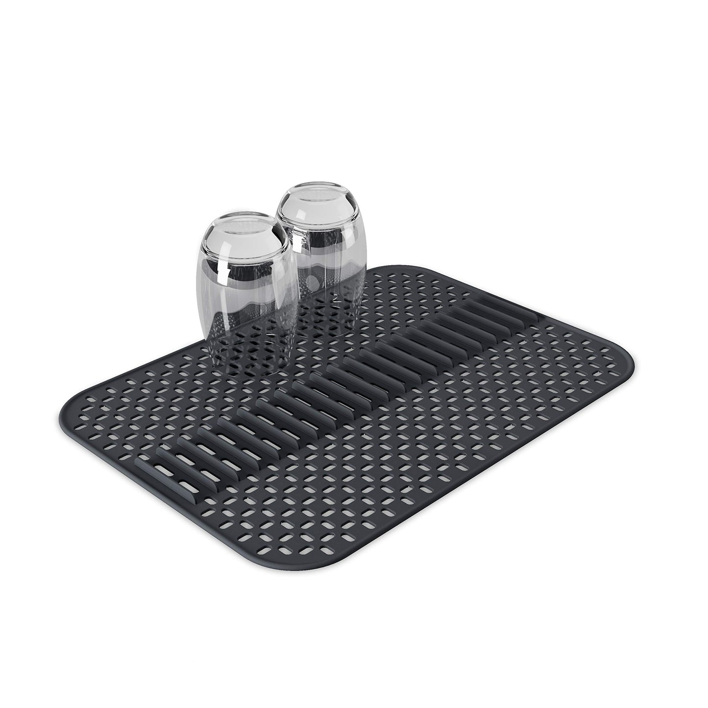 Sling Alfombrilla para Fregadero, Gris, grande