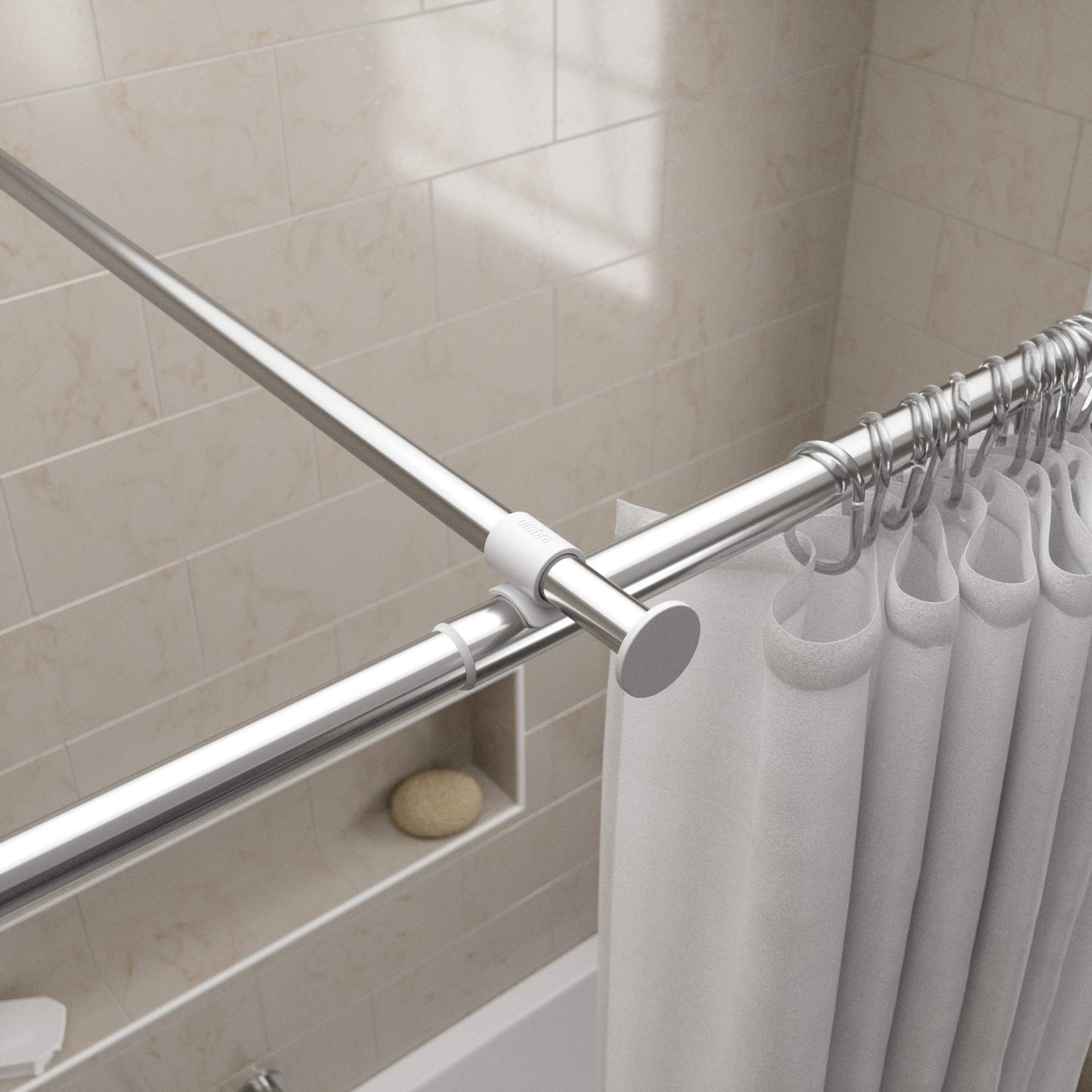 Barra de ducha (cromada)