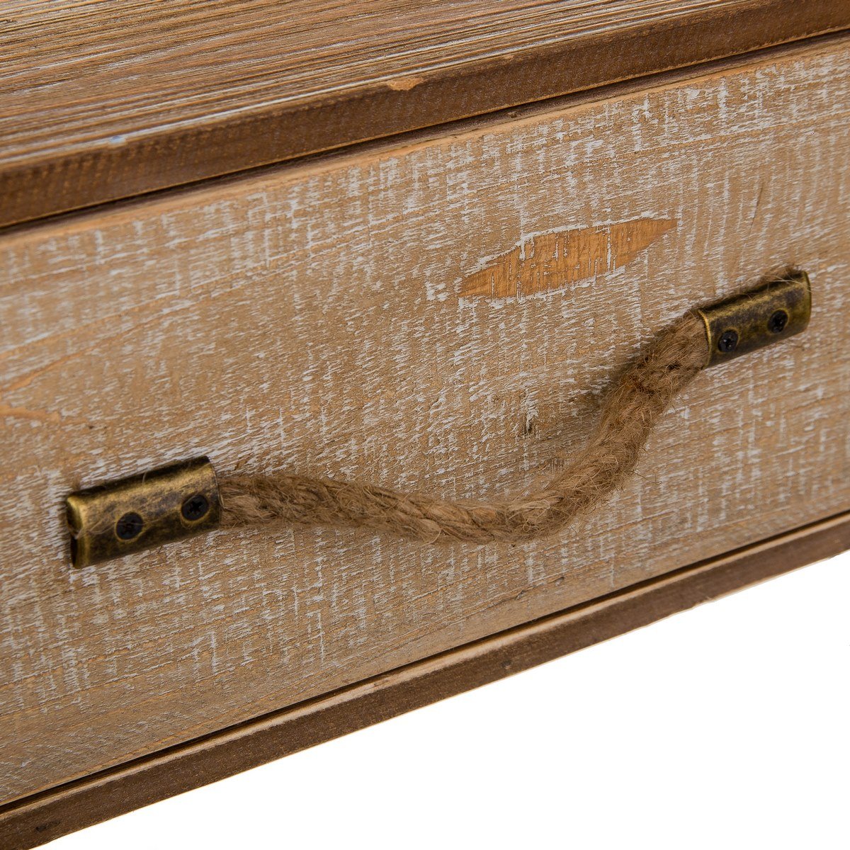 Escritorio 3 cajones Natural-Crema 120 x 50 x 78 cm