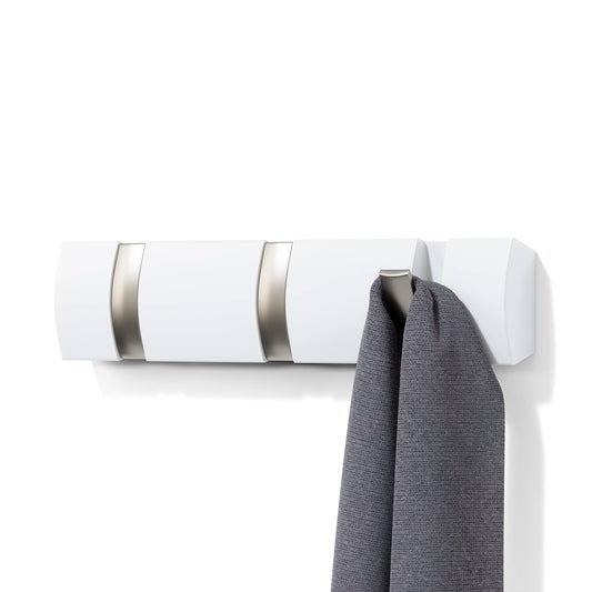 Flip Perchero de Pared con Ganchos extraíbles