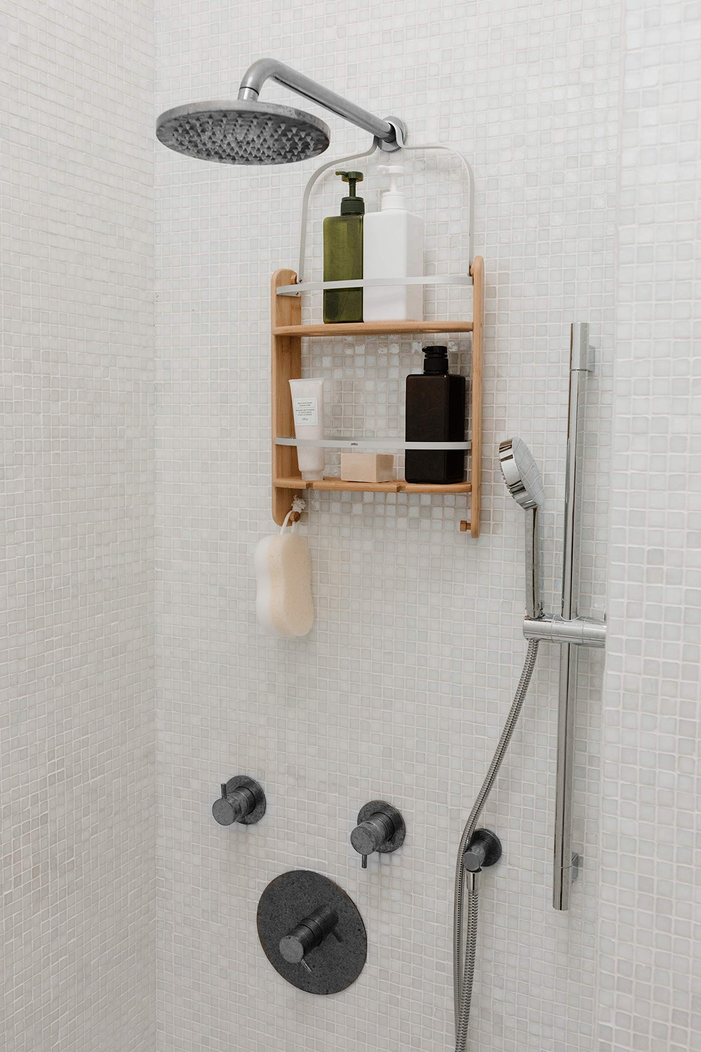 Aquala Organizador para bañera, Natural