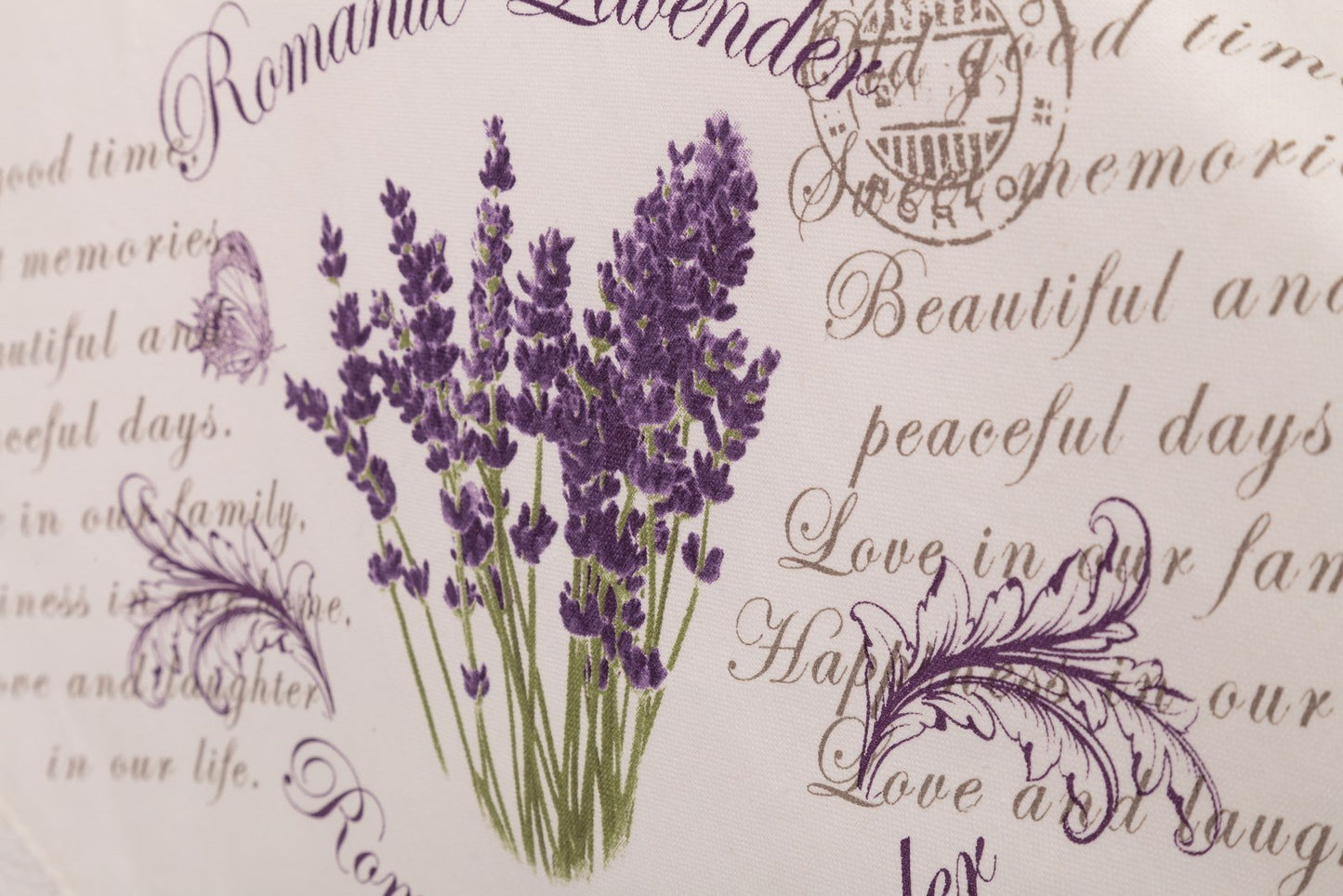 CAMINO MESA LAVANDA 100% ALGODÓN 40 X 140 CM