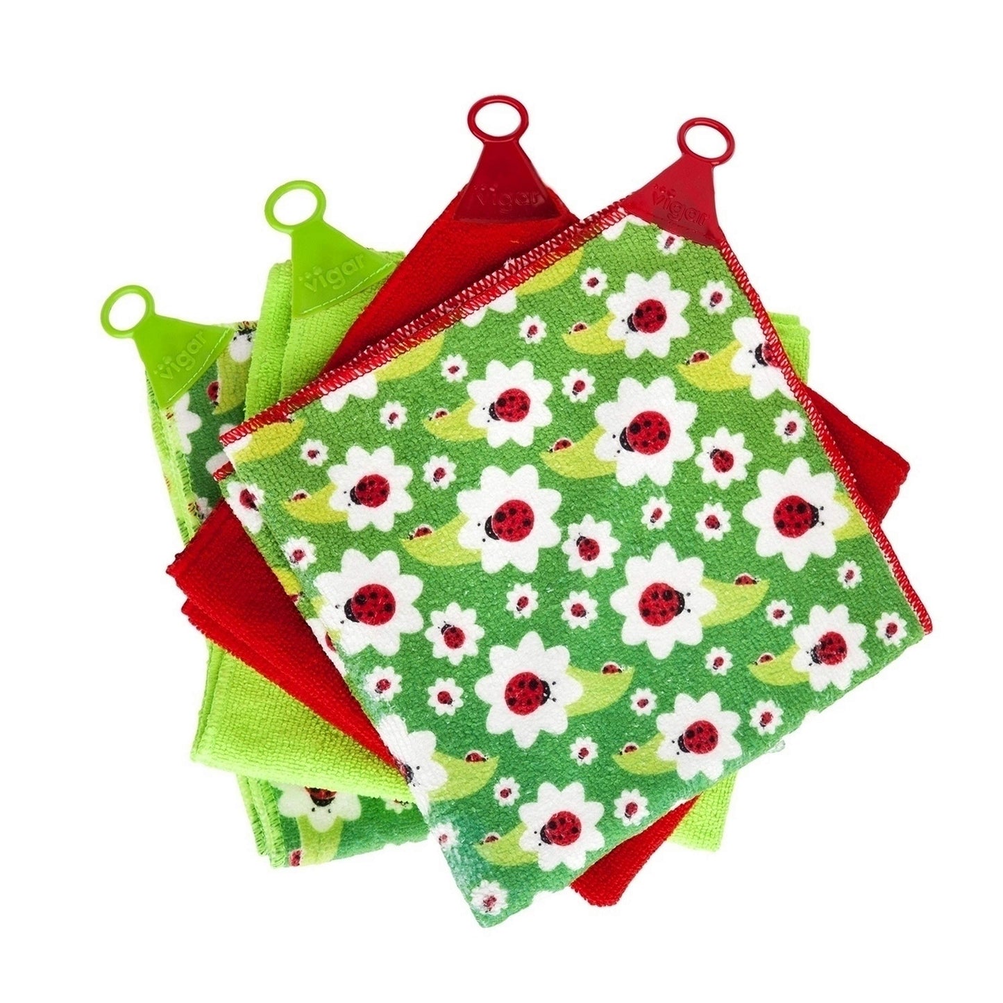 VIGAR Trapo de Cocina Microfibra - Pack de 4 Unidades