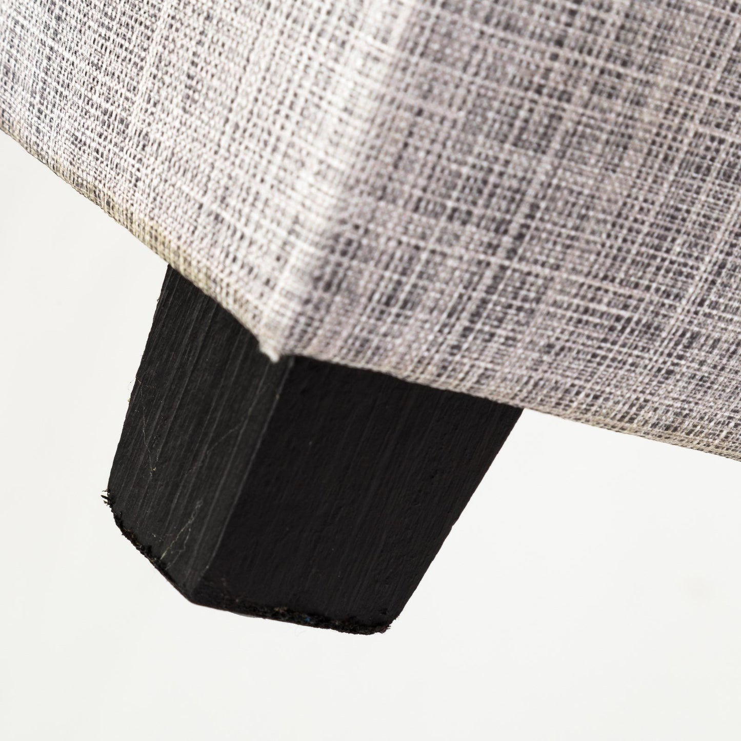 Puffs baúl modernos grises de madera para dormitorio Fantasy