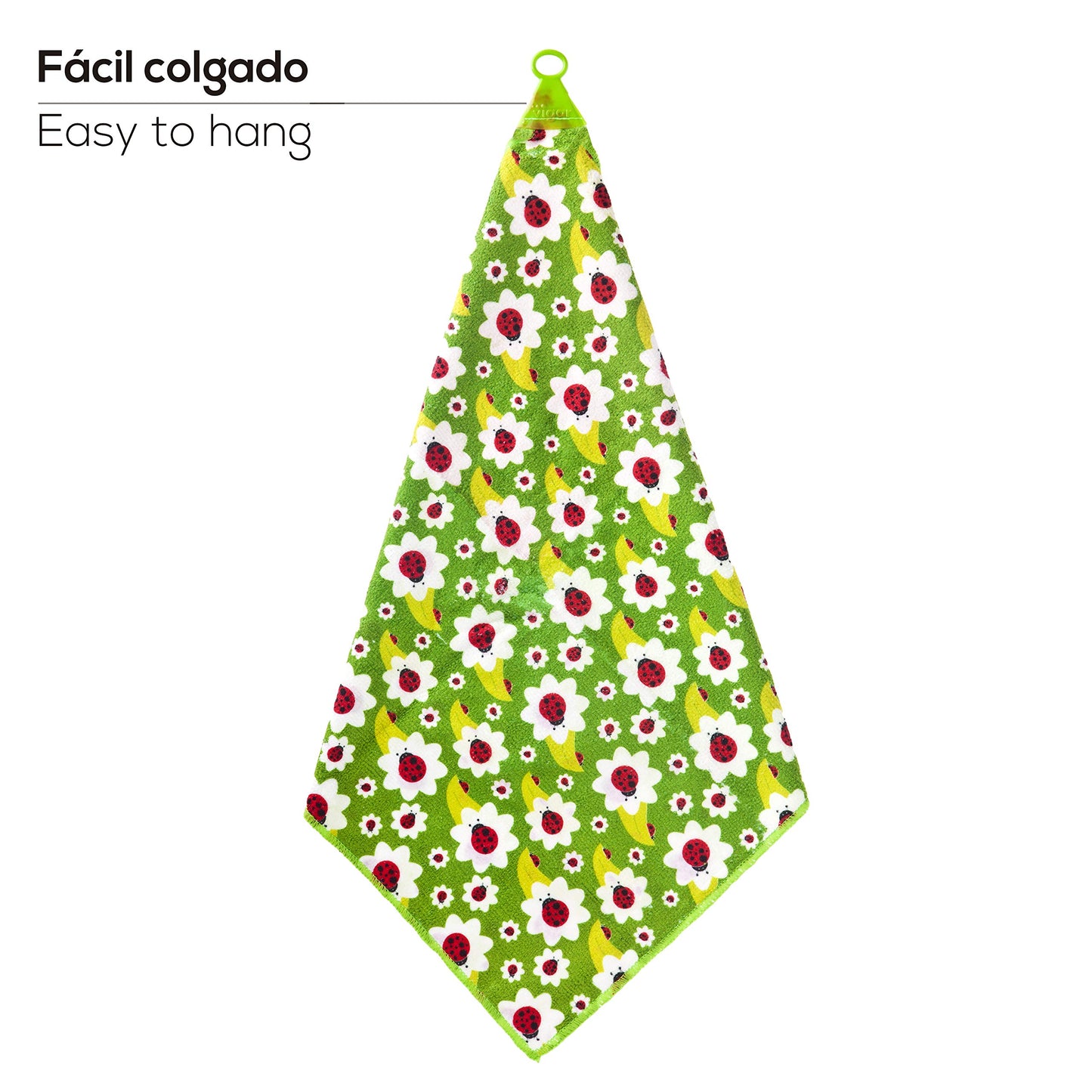 VIGAR Trapo de Cocina Microfibra - Pack de 4 Unidades