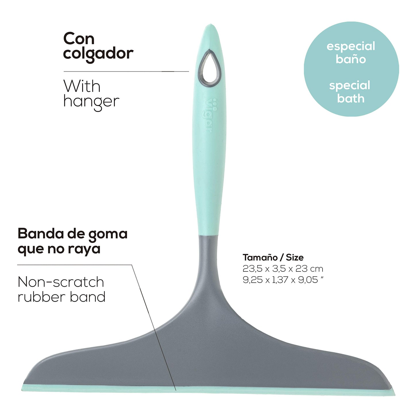 Vigar - Limpiamamparas de Goma