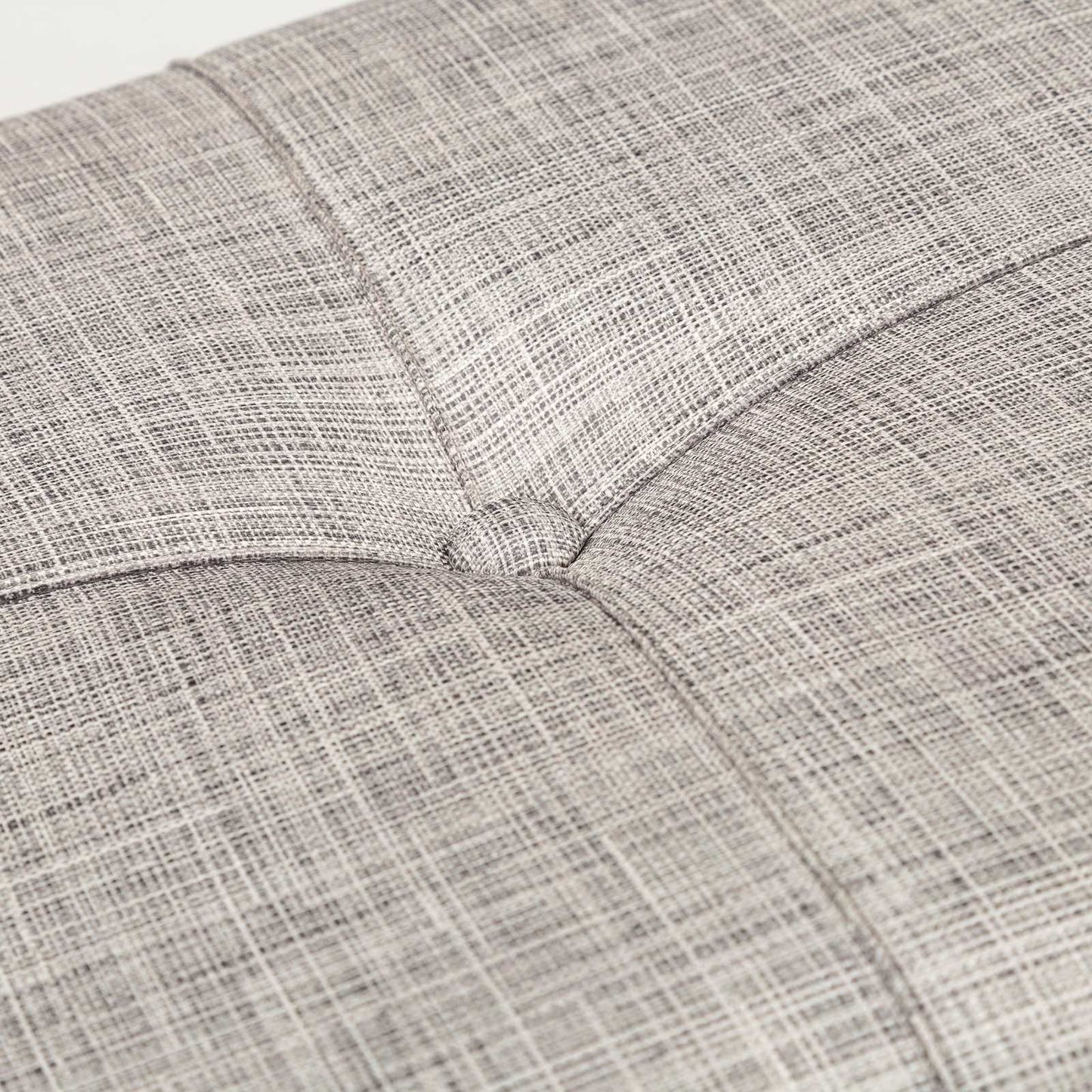 Puffs baúl modernos grises de madera para dormitorio Fantasy