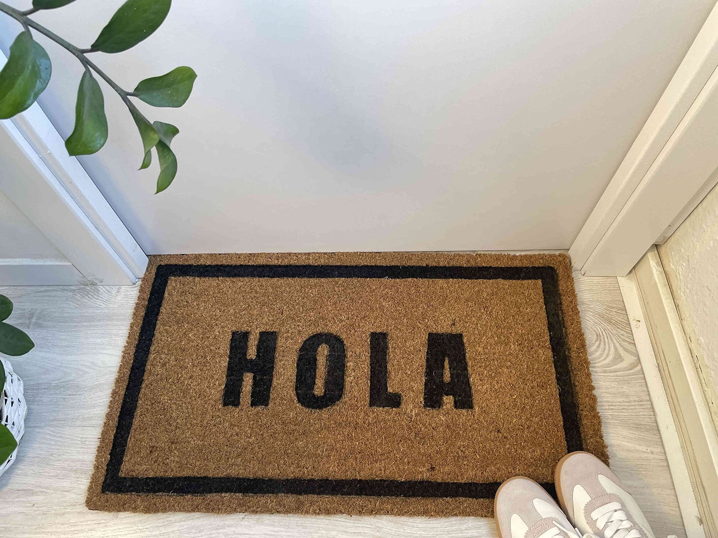 Felpudo Esterilla Fibra Coco Goma Antideslizante Casa 70x40 cm