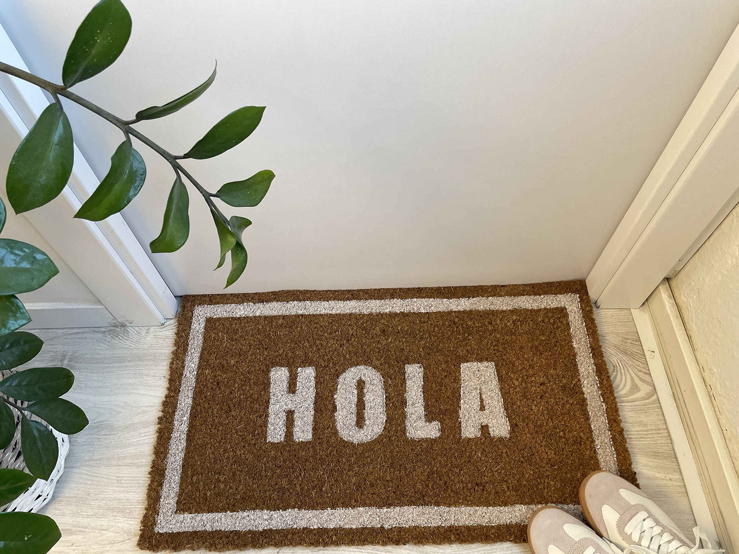 Felpudo Esterilla Fibra Coco Goma Antideslizante Casa 70x40 cm