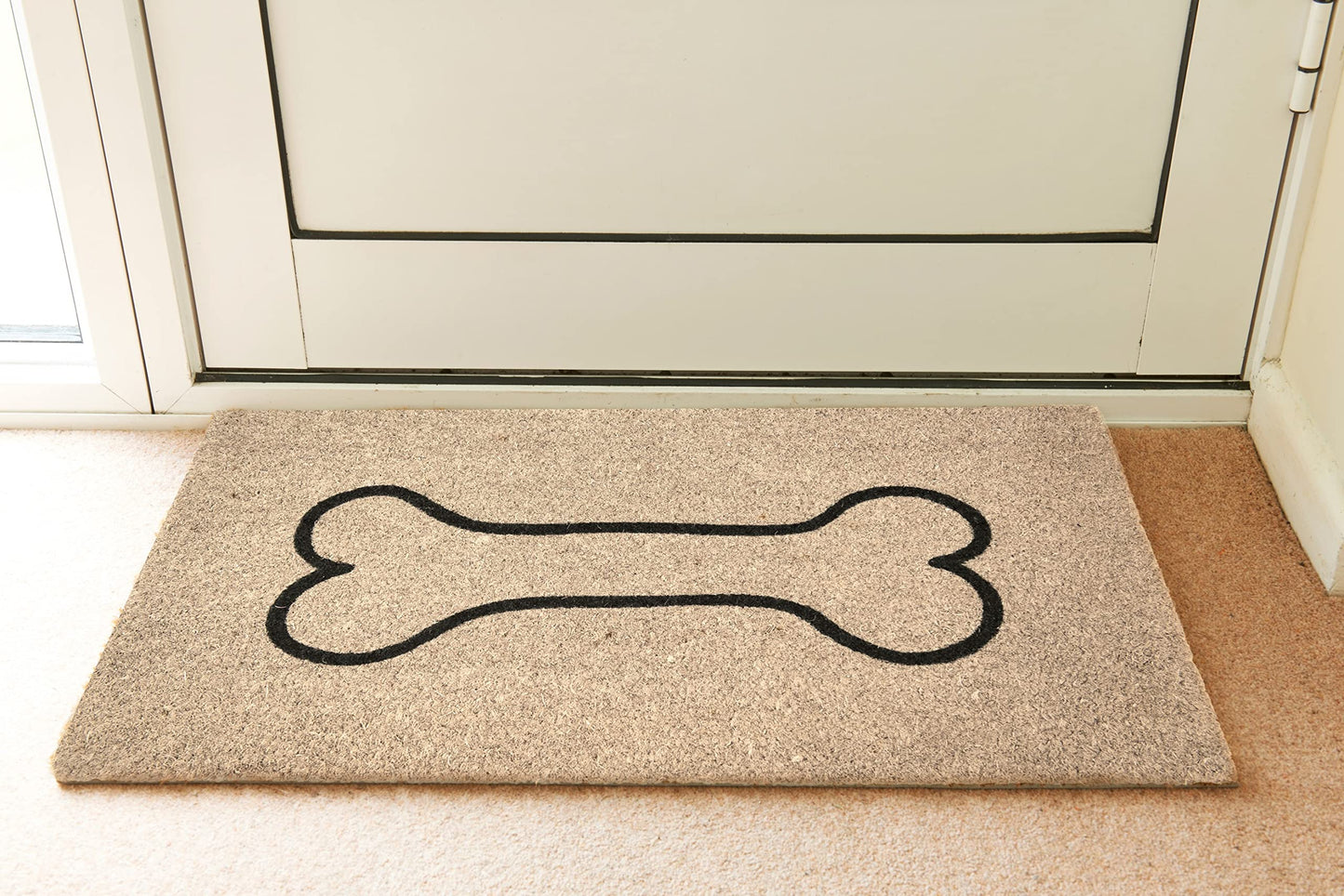 Fisura – Felpudo Entrada casa de Coco con Base Antideslizante de PVC. Felpudo Exterior Original. Pintado a Mano. Estandar