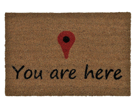 Felpudo de Fibra de Coco You Are Here